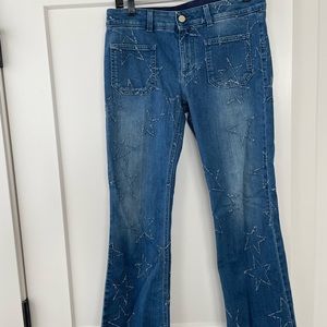 NEW STELLA MCCARTNEY JEANS WITH STARS